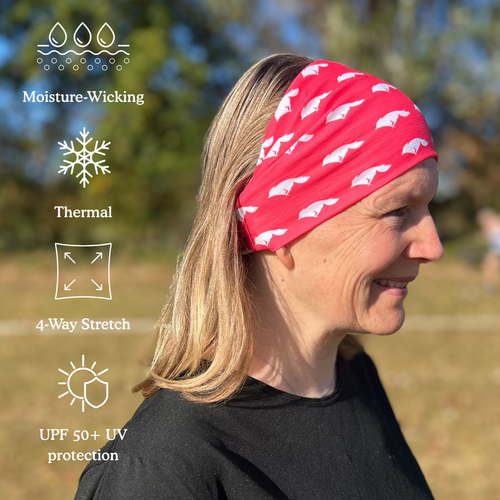 Multifunctional Running Headband & Tube Scarf – UPF 50+ UV Protection
